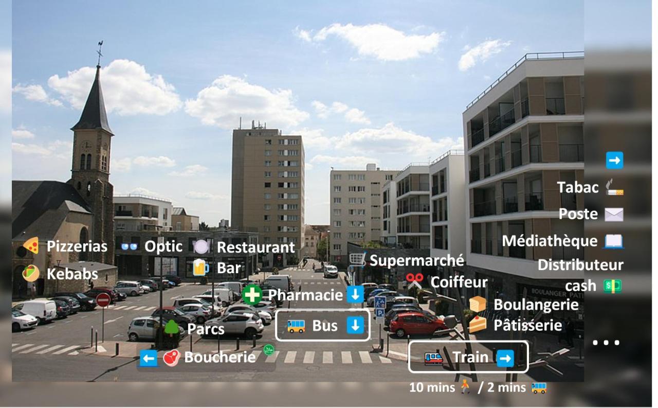 Room & Parking In Shared Appartment With Proprietor L 25 Mins From Paris Gare Du Nord, Cdg Airport & Stade De France Montmagny Dış mekan fotoğraf